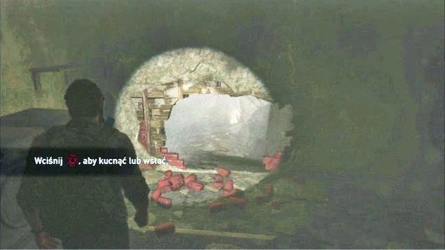 Podążając za kobietą dotrzesz do miejsca pełnego zarodników - Za murem (mapa) | Prolog i Strefa kwarantanny | Solucja The Last of Us - The Last of Us - poradnik do gry