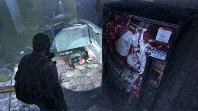 Kawałek dalej natkniesz się na przygniecionego gruzem mężczyznę - Za murem (mapa) | Prolog i Strefa kwarantanny | Solucja The Last of Us - The Last of Us - poradnik do gry