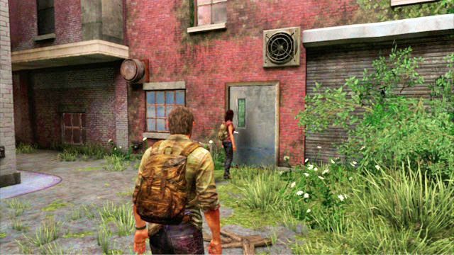 Gdy wyjdziesz na zewnątrz, biegnij cały czas za Tess, aż do pomieszczenia, w którym kobieta wskaże ci amunicję - Za murem (mapa) | Prolog i Strefa kwarantanny | Solucja The Last of Us - The Last of Us - poradnik do gry