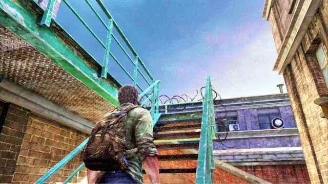 Po dogonieniu oszusta zobaczysz krótką animację - Slumsy (mapa) | Prolog i Strefa kwarantanny | Solucja The Last of Us - The Last of Us - poradnik do gry