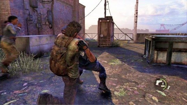 Będziesz mógł wtedy szybko udusić jednego i drugiego, nie wzbudzając żadnych podejrzeń - Ładunek (mapa) | Prolog i Strefa kwarantanny | Solucja The Last of Us - The Last of Us - poradnik do gry