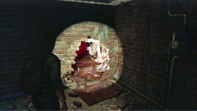 Na dole włącz latarkę i wejdź do wąskiego tunelu z lewej - Na zewnątrz | Peryferia | Solucja The Last of Us - The Last of Us - poradnik do gry