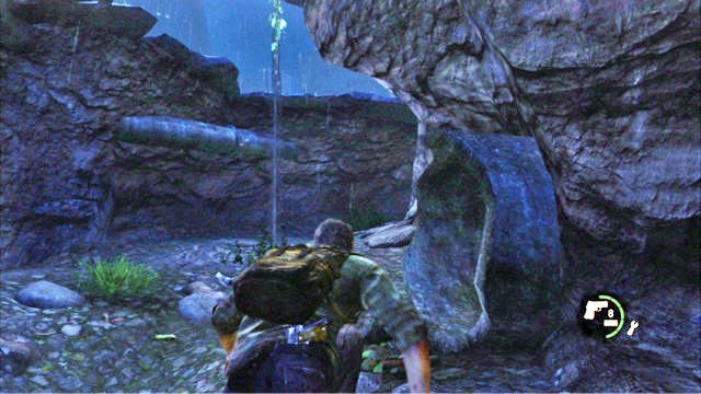 Potem musisz podbiec do tunelu z lewej i przedostać się na drugą stronę - Na zewnątrz | Peryferia | Solucja The Last of Us - The Last of Us - poradnik do gry