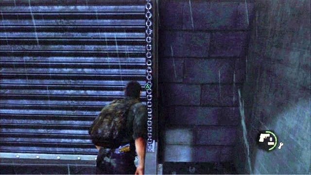 Po drugiej stronie znajduje się zamknięta brama - Na zewnątrz | Peryferia | Solucja The Last of Us - The Last of Us - poradnik do gry