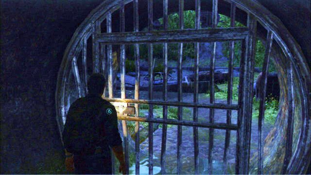 Przekradnij się obok nich trzymając się lewej strony, a następnie biegnij cały czas prosto - Na zewnątrz | Peryferia | Solucja The Last of Us - The Last of Us - poradnik do gry