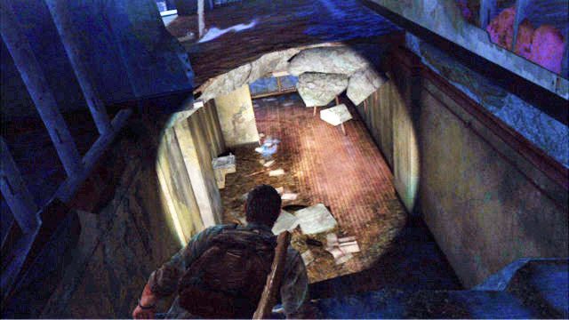 Idąc dalej prosto, usłyszysz głosy zombiaków - Śródmieście (mapa) | Peryferia | Solucja The Last of Us - The Last of Us - poradnik do gry