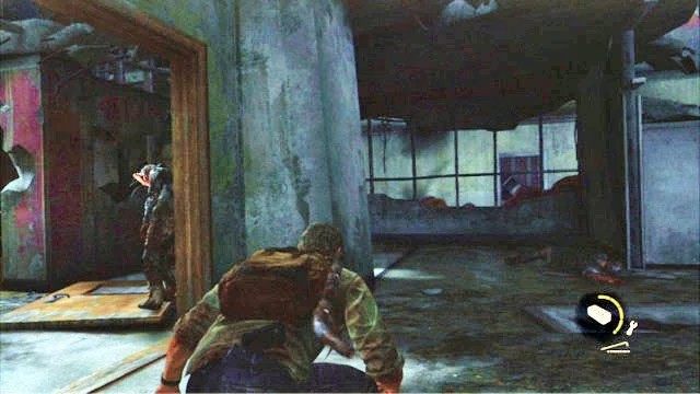 Teraz pozostał ci już tylko klikacz oraz chodzący dookoła niego biegacz - Śródmieście (mapa) | Peryferia | Solucja The Last of Us - The Last of Us - poradnik do gry
