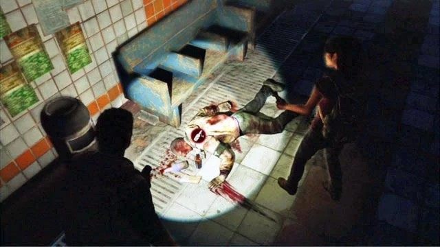 Dalsza droga prowadzi w dół, aż do zwłok, przy których znajdziesz koktajl Mołotowa - Śródmieście (mapa) | Peryferia | Solucja The Last of Us - The Last of Us - poradnik do gry