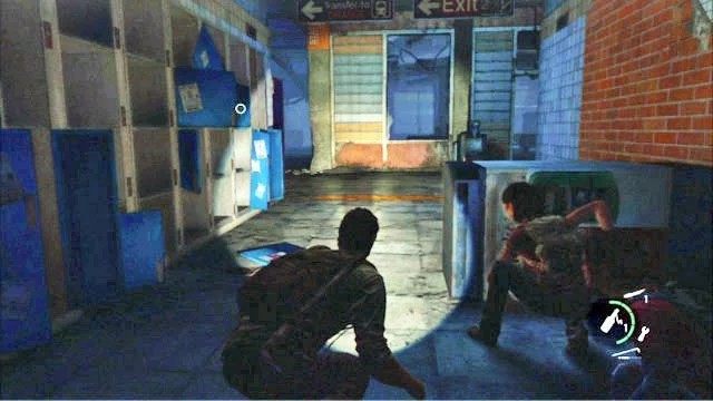 Za kolejnym wąskim przejściem czeka na ciebie dłuższy etap skradankowy - Śródmieście (mapa) | Peryferia | Solucja The Last of Us - The Last of Us - poradnik do gry