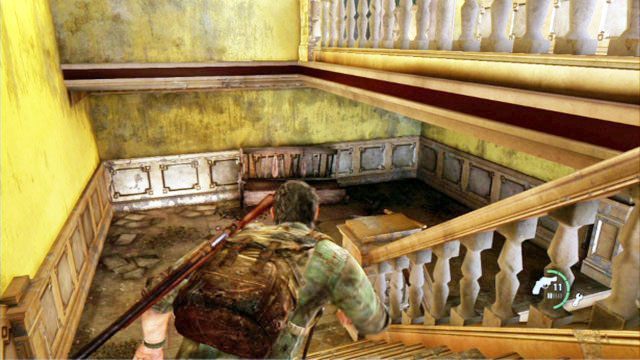 Po oczyszczeniu terenu zejdź schodami piętro niżej - Budynek ratusza (mapa) | Peryferia | Solucja The Last of Us - The Last of Us - poradnik do gry