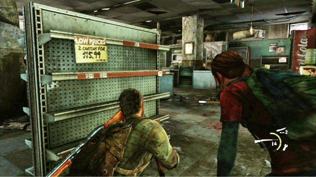 Gdy ostatni napastnik padnie martwy na ziemie, zajmij się przeszukiwaniem lokacji - Samotna i porzucona (mapa) | Pittsburgh | Solucja The Last of Us - The Last of Us - poradnik do gry