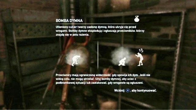 W środku znajdziesz narzędzia umożliwiające tworzenie lepszych przedmiotów oraz bombę dymną, która ogranicza napastnikom widoczność i pozwala podbiec do nich będąc niezauważonym - Samotna i porzucona (mapa) | Pittsburgh | Solucja The Last of Us - The Last of Us - poradnik do gry