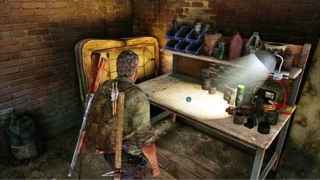 Za kolejnymi drzwiami znajdują się schody prowadzące poziom wyżej - Samotna i porzucona (mapa) | Pittsburgh | Solucja The Last of Us - The Last of Us - poradnik do gry