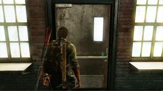 Schody zaprowadzą cię piętro wyżej skąd możesz zeskoczyć na poziom ulicy - Samotna i porzucona (mapa) | Pittsburgh | Solucja The Last of Us - The Last of Us - poradnik do gry
