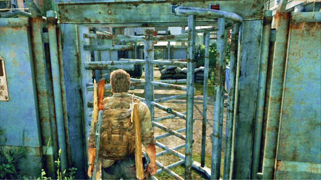 Kawałek dalej natkniesz się na obrotowe przejście - Samotna i porzucona (mapa) | Pittsburgh | Solucja The Last of Us - The Last of Us - poradnik do gry