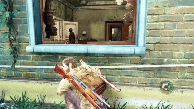 Dotrzesz w ten sposób do skrzydła budynku pełnego przeciwników - Hotelowy hol (mapa) | Pittsburgh | Solucja The Last of Us - The Last of Us - poradnik do gry