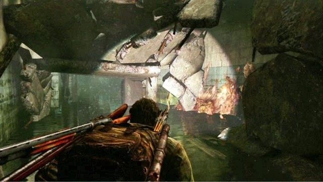 Trafisz w ten sposób do części hotelu pełnej zarodników - Hotelowy hol (mapa) | Pittsburgh | Solucja The Last of Us - The Last of Us - poradnik do gry