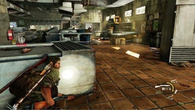 Kawałek dalej natomiast, czeka cię kolejne starcie z bandytami - Hotelowy hol (mapa) | Pittsburgh | Solucja The Last of Us - The Last of Us - poradnik do gry