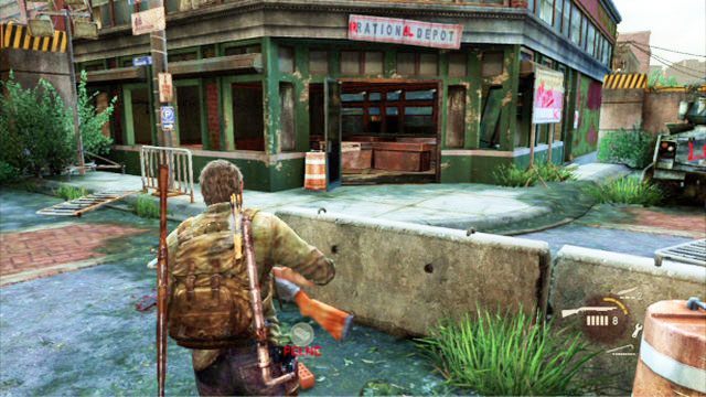 Kolejni wrogowie czekają na dole po prawej - Dzielnica biznesowa | Pittsburgh | Solucja The Last of Us - The Last of Us - poradnik do gry