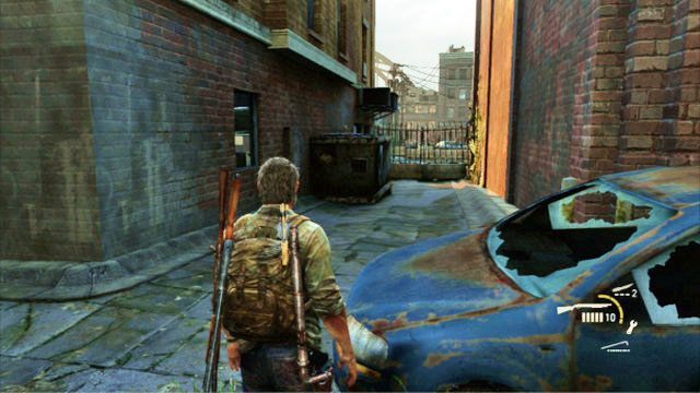 Dalsza droga prowadzi cały czas w lewo - Dzielnica biznesowa | Pittsburgh | Solucja The Last of Us - The Last of Us - poradnik do gry