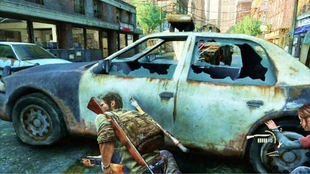 Dwóch kolejnych czeka wewnątrz budowli - Dzielnica biznesowa | Pittsburgh | Solucja The Last of Us - The Last of Us - poradnik do gry