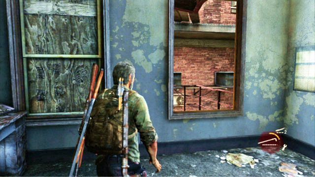 Dalej powinieneś skręcić w prawo, potem w lewo, a następnie biec cały czas przed siebie, unikając mijanych bandytów - Dzielnica biznesowa | Pittsburgh | Solucja The Last of Us - The Last of Us - poradnik do gry
