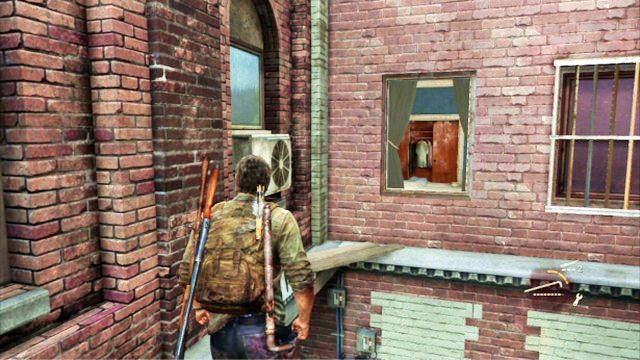Drewniana kładka zaprowadzi cię do kolejnego mieszkania - Dzielnica biznesowa | Pittsburgh | Solucja The Last of Us - The Last of Us - poradnik do gry