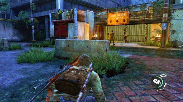 Chwilę później z góry zacznie zeskakiwać spora grupa przeciwników - Ucieczka z miasta | Pittsburgh | Solucja The Last of Us - The Last of Us - poradnik do gry