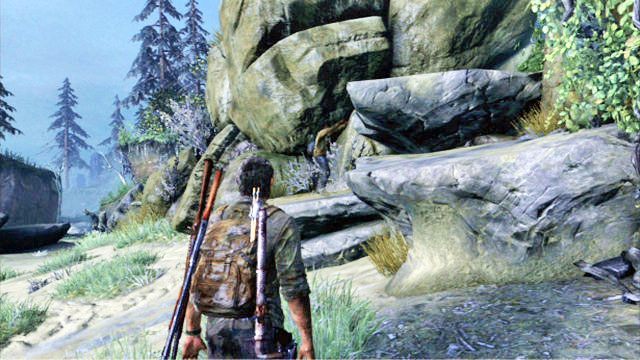 Odwróć się wtedy o 180 stopni i zawróć, trzymając się prawej - Kanały | Przedmieścia | Solucja The Last of Us - The Last of Us - poradnik do gry