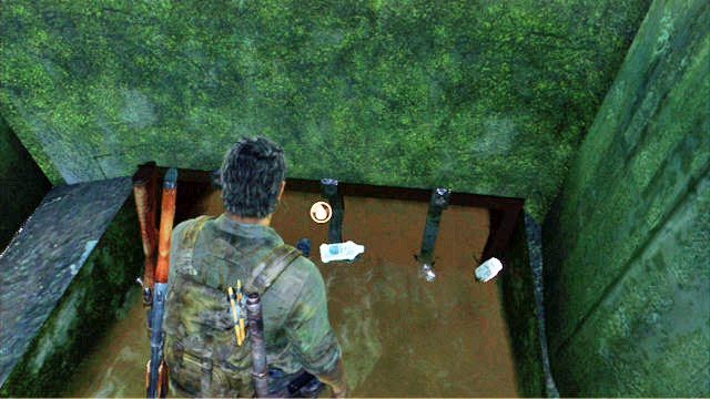 Ukryto tam trochę materiałów oraz części - Kanały | Przedmieścia | Solucja The Last of Us - The Last of Us - poradnik do gry