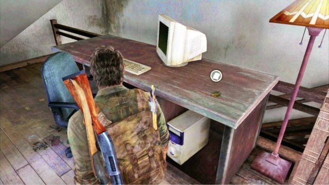 Aby go otworzyć, odszukaj pudełko zapałek leżące na poddaszu - Przedmieścia | Solucja The Last of Us - The Last of Us - poradnik do gry