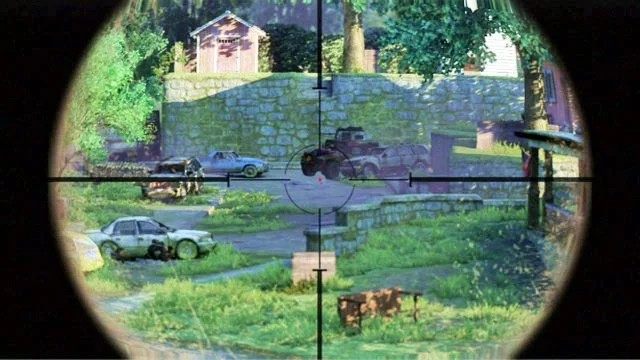 Kolejni napastnicy przyjdą z lewej oraz prawej strony, starając się otoczyć swoje ofiary - Przedmieścia | Solucja The Last of Us - The Last of Us - poradnik do gry