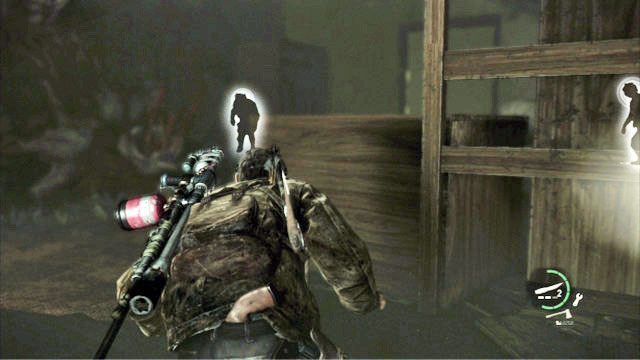 Aby uniknąć walki, przekradnij się po cichu do pokoju z lewej i skręć na końcu w prawo, zabijając nożem stojącego w miejscu klikacza - Do boju, Big Horns! | Uniwersytet | Solucja The Last of Us - The Last of Us - poradnik do gry