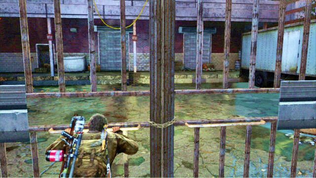 Jadąc cały czas prosto, dotrzesz wreszcie do budynku laboratorium - Do boju, Big Horns! | Uniwersytet | Solucja The Last of Us - The Last of Us - poradnik do gry