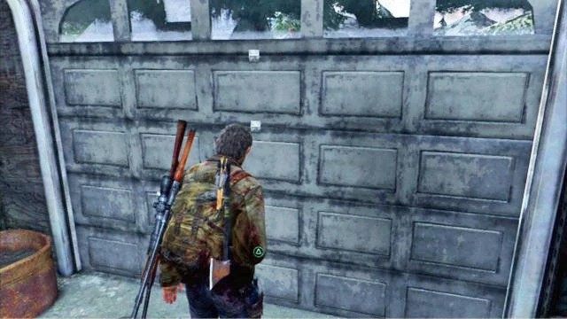 Gdy ponownie wcielisz się w Joela, wejdź po schodach na górę i opuść budynek - Kurort z domkami | Kurort nad jeziorem | Solucja The Last of Us - The Last of Us - poradnik do gry