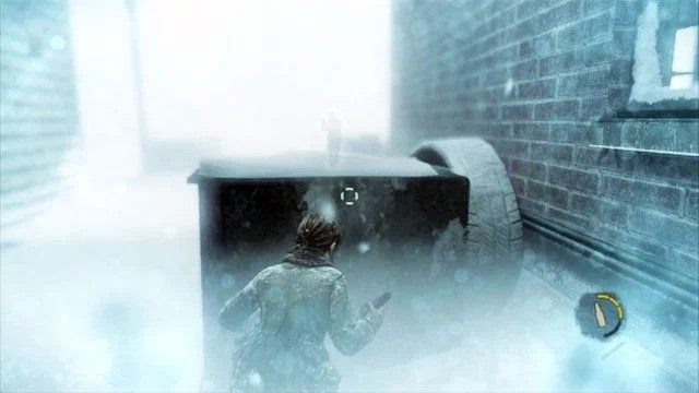 Obok wyjścia z uliczki czeka na ciebie jeden bandyta - Kurort z domkami | Kurort nad jeziorem | Solucja The Last of Us - The Last of Us - poradnik do gry