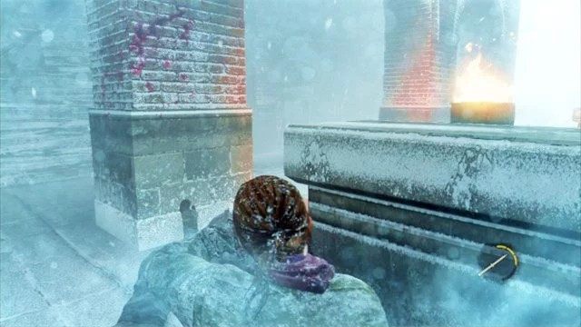 Dobrze nadają się do tego stojące na poboczu osłony oraz filary budynków - Kurort z domkami | Kurort nad jeziorem | Solucja The Last of Us - The Last of Us - poradnik do gry