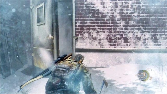 Trzymaj się dalej lewej strony i omiń lub zabij napotkanych mężczyzn - Kurort z domkami | Kurort nad jeziorem | Solucja The Last of Us - The Last of Us - poradnik do gry