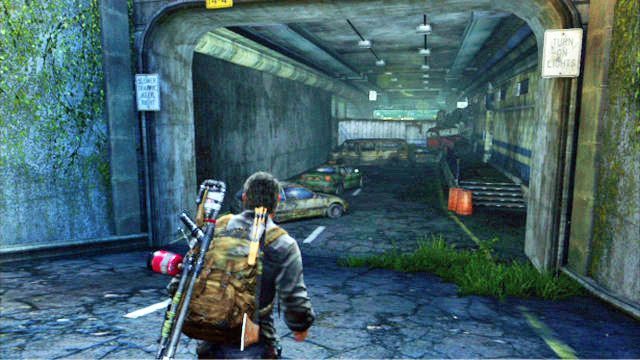 Po drugiej stronie znajdziesz zejście do podziemnego tunelu - Autostrada | Zajezdnia | Solucja The Last of Us - The Last of Us - poradnik do gry