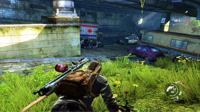 Jeśli będziesz poruszał się cicho, unikniesz w ten sposób większości wrogów - Tunel (mapa) | Zajezdnia | Solucja The Last of Us - The Last of Us - poradnik do gry