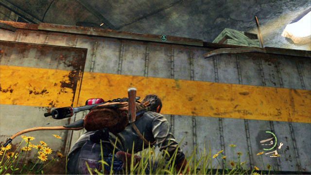 Dziewczyna zrzuci ci skrzynię, po której również wejdziesz na górę - Tunel (mapa) | Zajezdnia | Solucja The Last of Us - The Last of Us - poradnik do gry