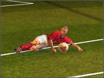 Tę sztuczkę dość często wykonuje komputer - Położenie się na murawie, Górne piłki - Triki - FIFA World Cup 2002 - poradnik do gry