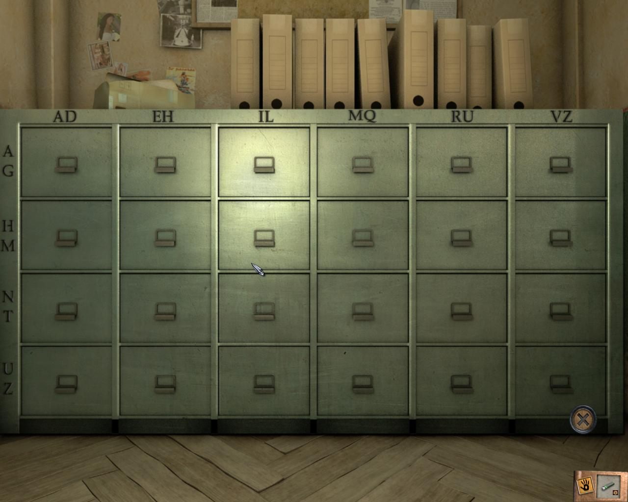 Szafka z aktami - Prolog | Dracula 4 The Shadow of the Dragon - Dracula 4: The Shadow of the Dragon - poradnik do gry