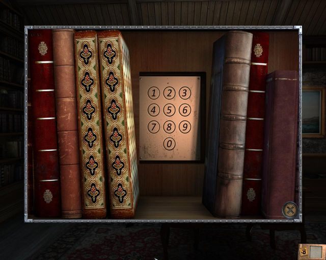 Zamek kodowy za księgami - Tajemnice profesora | Rozdział 1 - Posiadłość | Dracula 4 - Dracula 4: The Shadow of the Dragon - poradnik do gry