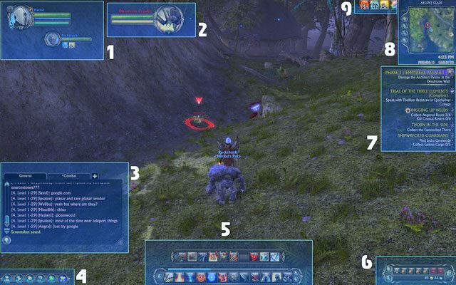 Interfejs RIFTa jest typowy dla tego gatunku gier - Opis interfejsu głównego i okien | RIFT - RIFT - poradnik dla początkujących