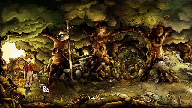 Poczynaniami postaci sterujesz poprzez klikanie kursorem na obiektach i przedmiotach - Porady wstępne | Elementy gry The Night of the Rabbit - The Night of the Rabbit - poradnik do gry