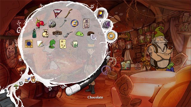 Zdobywane przedmioty Jerzyk przetrzymuje w swoim plecaku - Porady wstępne | Elementy gry The Night of the Rabbit - The Night of the Rabbit - poradnik do gry