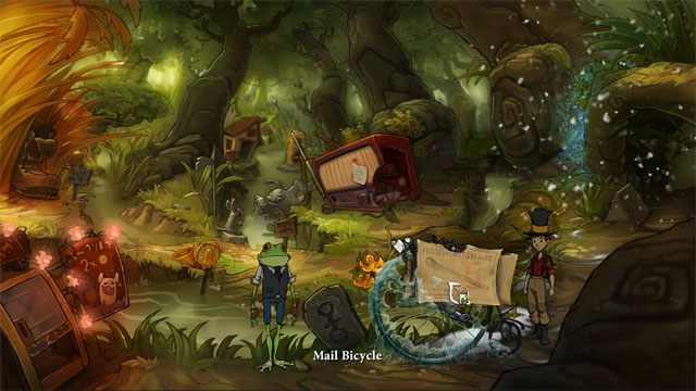 Wyjdź z domu w lewo i skieruj się do stacji radiowej - Wyprawa z Łazikiem | Solucja The Night of the Rabbit - The Night of the Rabbit - poradnik do gry