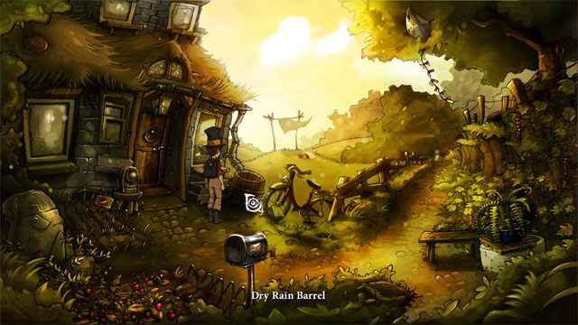 Idź do swojego domu - Cztery portale - zaklęcia skałoszept i zielorost | Solucja - The Night of the Rabbit - poradnik do gry