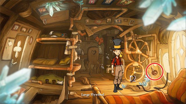 Użyj przełącznika, który znajduje się po prawej tuż obok drzwi - Cztery portale - zaklęcia lisi spryt i iskra nadziei | Solucja - The Night of the Rabbit - poradnik do gry